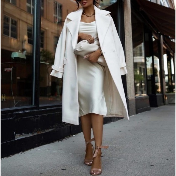 Express Jackets & Blazers - Cream Coat